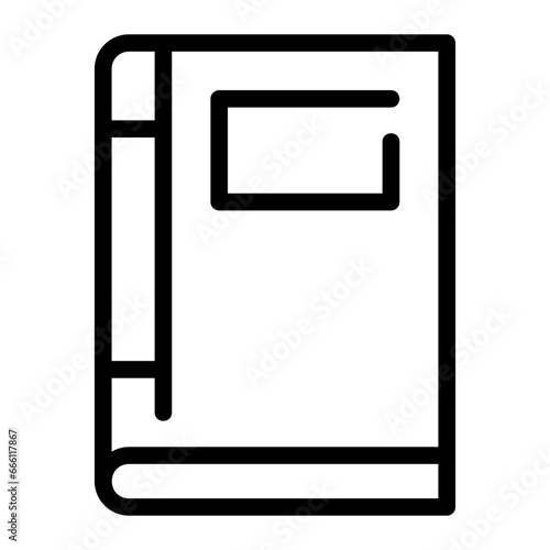 documentary line icon