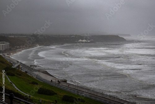 storm on the beach