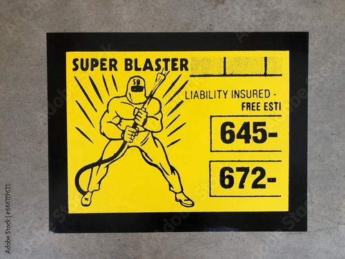 Obraz na płótnie Super Blaster