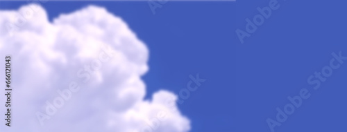 Vivid Colored Aesthetic Sky Background. Realistic Vector Clouds