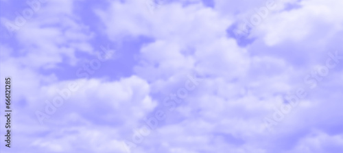 Aesthetic Sky Background. Realistic Vector Clouds