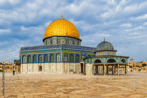 The Dome of the Rock on Temple Mount in Jerusalem, Israel