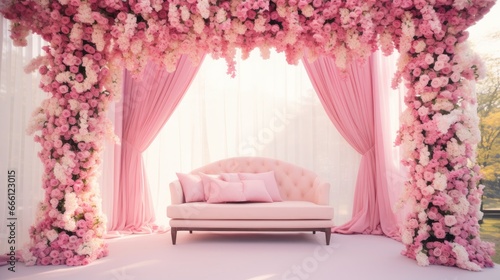 Pretty Pink Garden Wedding