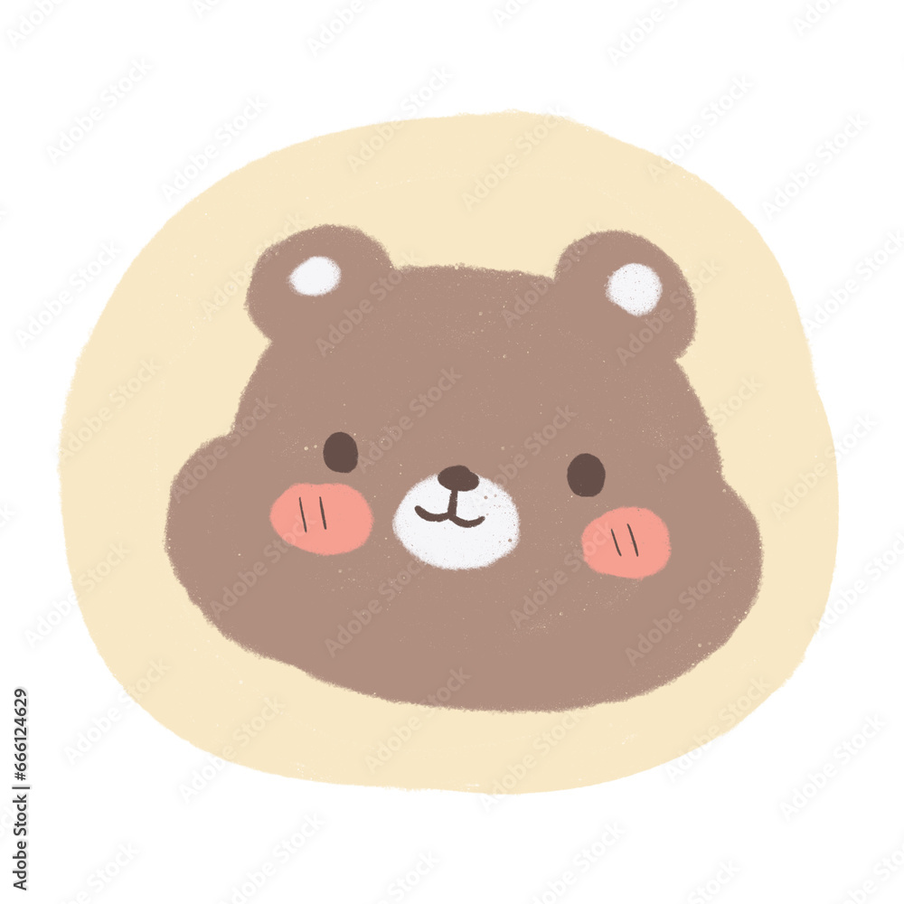 Fototapeta premium cute bear
