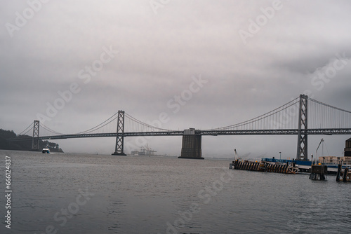 Bridge in the San Francisco Bay Area  California  USA