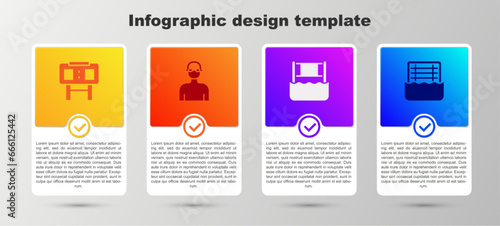 Set Sport mechanical scoreboard, Swimmer, Water volleyball net and polo. Business infographic template. Vector