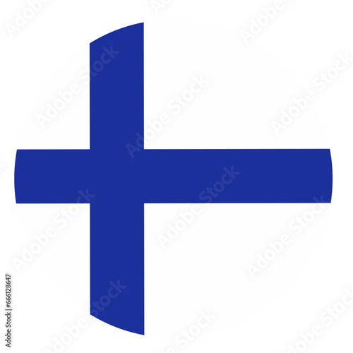 Finland's flag is round