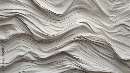 texture tissu blanc froissé, généré par IA