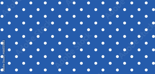 Polkadot background with color blue and white © Jordi