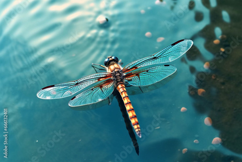 cartoon style of a dragonfly © Angah