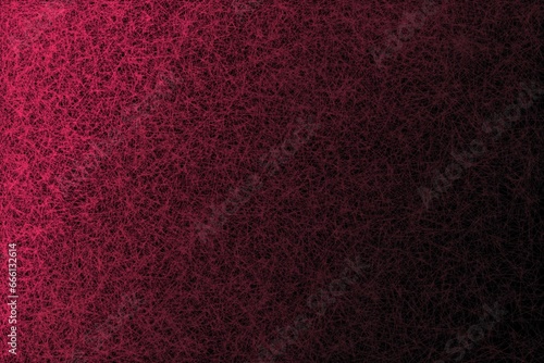 Wallpaper, texture in the form of coloured lines reminiscent of crayons. Colour transition. Disordered lines, different directions of lines. Different shades of magenta on a black background.	