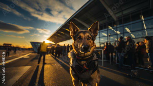 German Shepard Dog – Airport Guardian