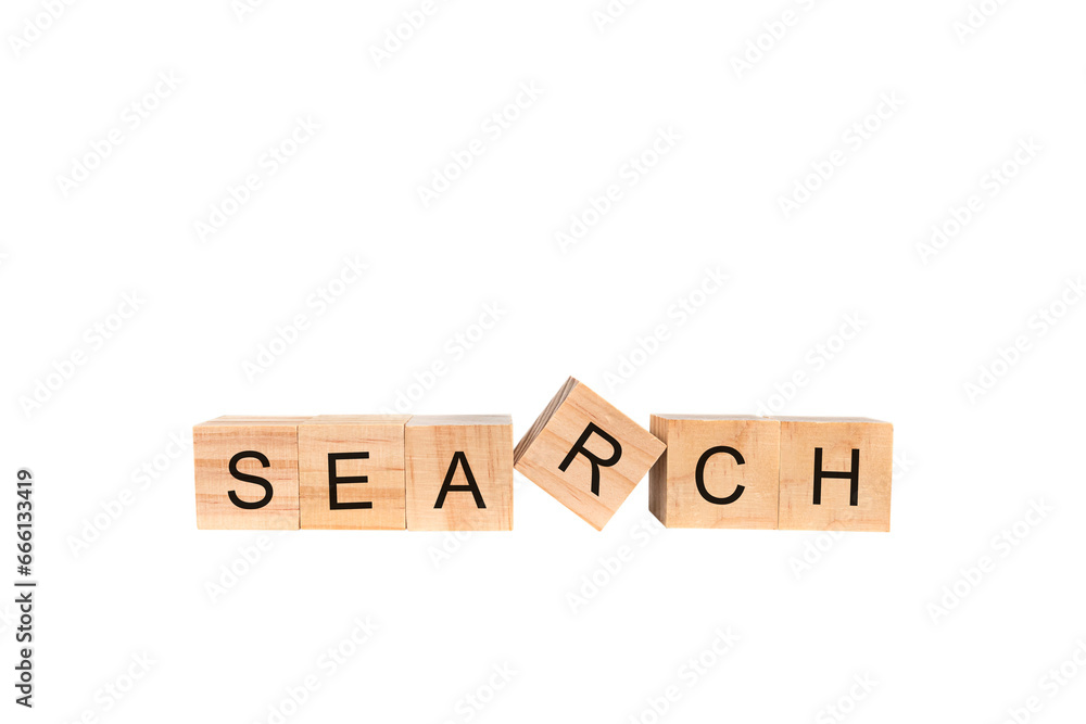 Placing a wooden cube block with the text Placing a wooden cube block with the text