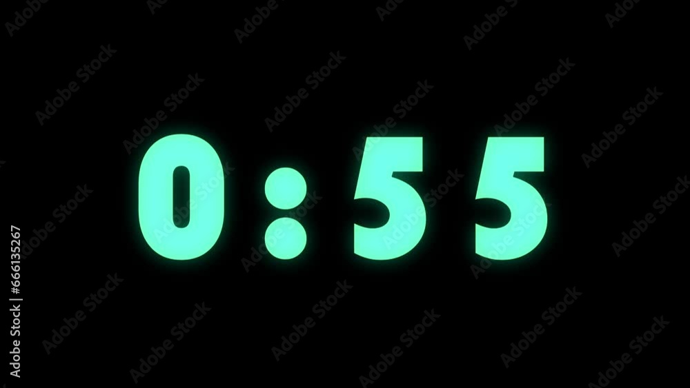Neon lights timer, laser ray with ten minute counter Neon lights timer, laser ray with ten minute counter