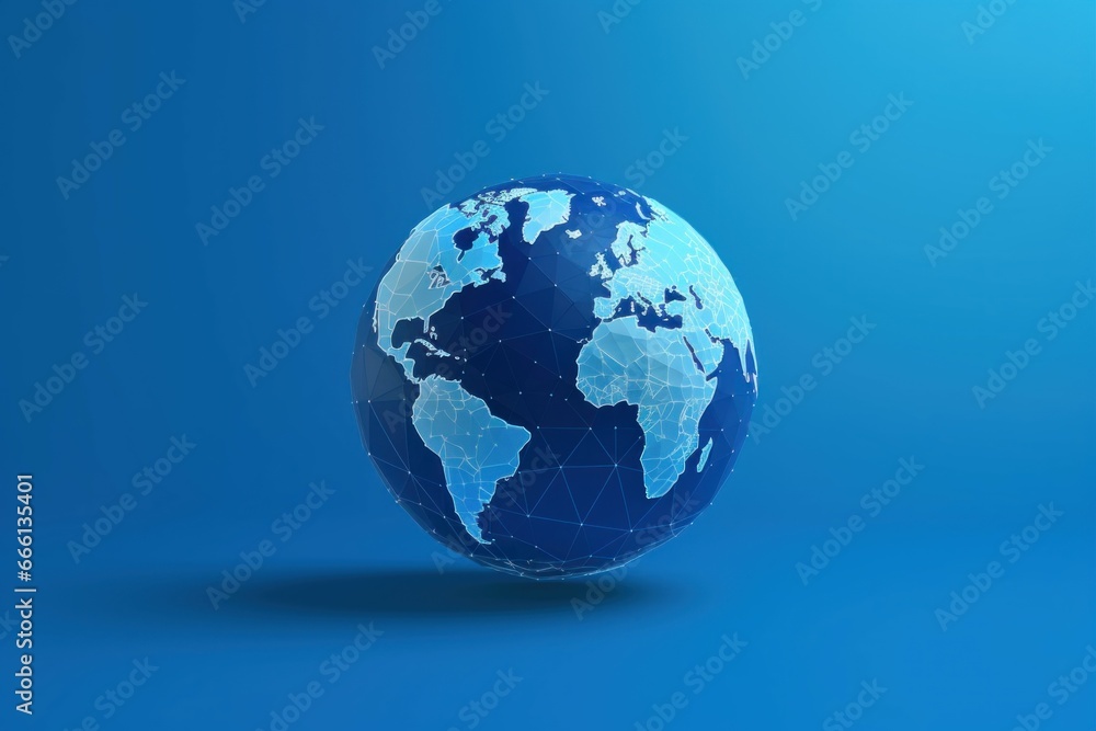 Informative Earth globe paper. Global planet ecology. Generate Ai Informative Earth globe paper. Global planet ecology. Generate Ai