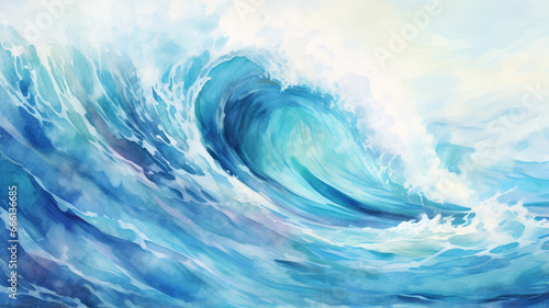 watercolor sea background