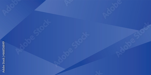 Abstract blue geometric background. smooth color gradation. dynamic and sport banner concept vector illustration