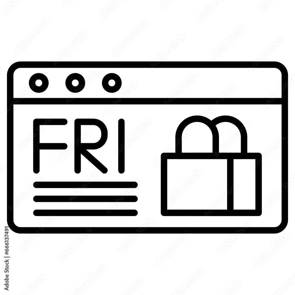 Friday Sale Icon