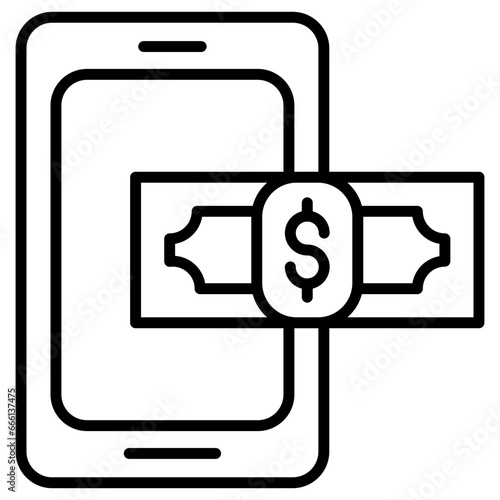 Online Cash Payment Icon