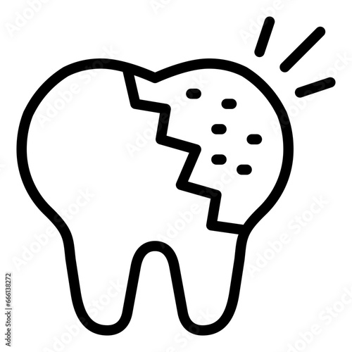 Tooth Decayed Icon