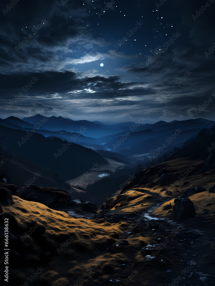 Starry sky photography graphics poster web page PPT background Starry sky photography graphics poster web page PPT background