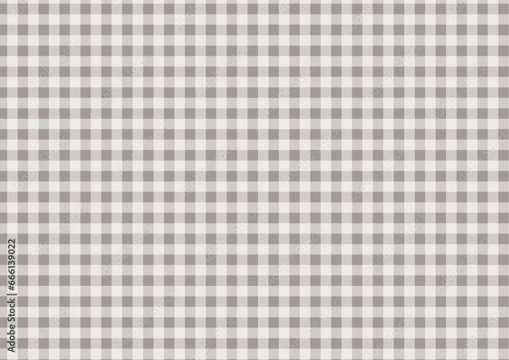 【濃いグレー】くすみカラーのブロックチェック 【濃いグレー】くすみカラーのブロックチェック