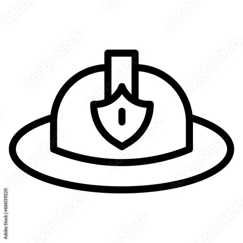 Firefighter Helmet Icon