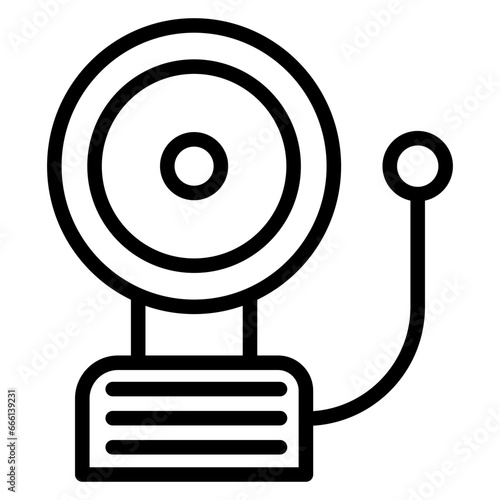 Firefighter Bell Icon