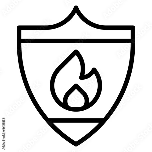 Fire Shield Icon