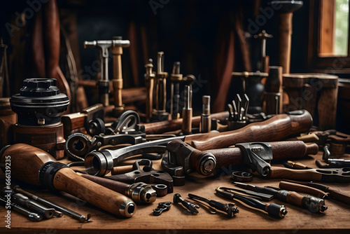 A diverse set of tools, each with its own unique style and purposes. photo
