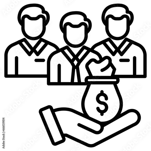 Crowdfunding Icon