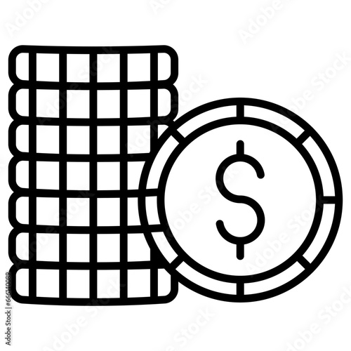 Stacks of Coins Icon