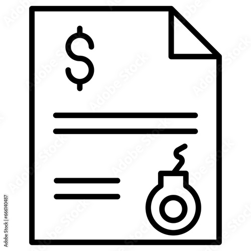 Debt Analysis Icon