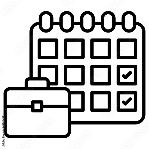 Business Calendar Icon