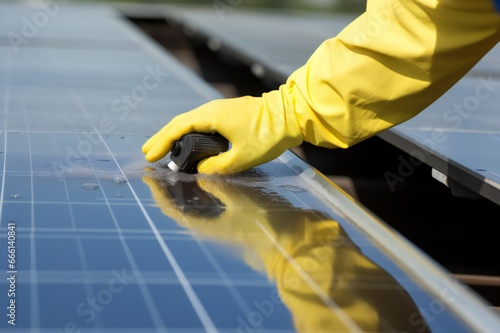 Efficient Maintenance: Cleaning Solar Panels by Hand