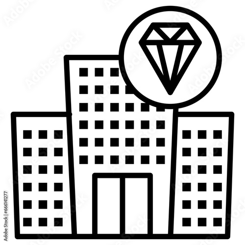 Luxury Hotel Icon