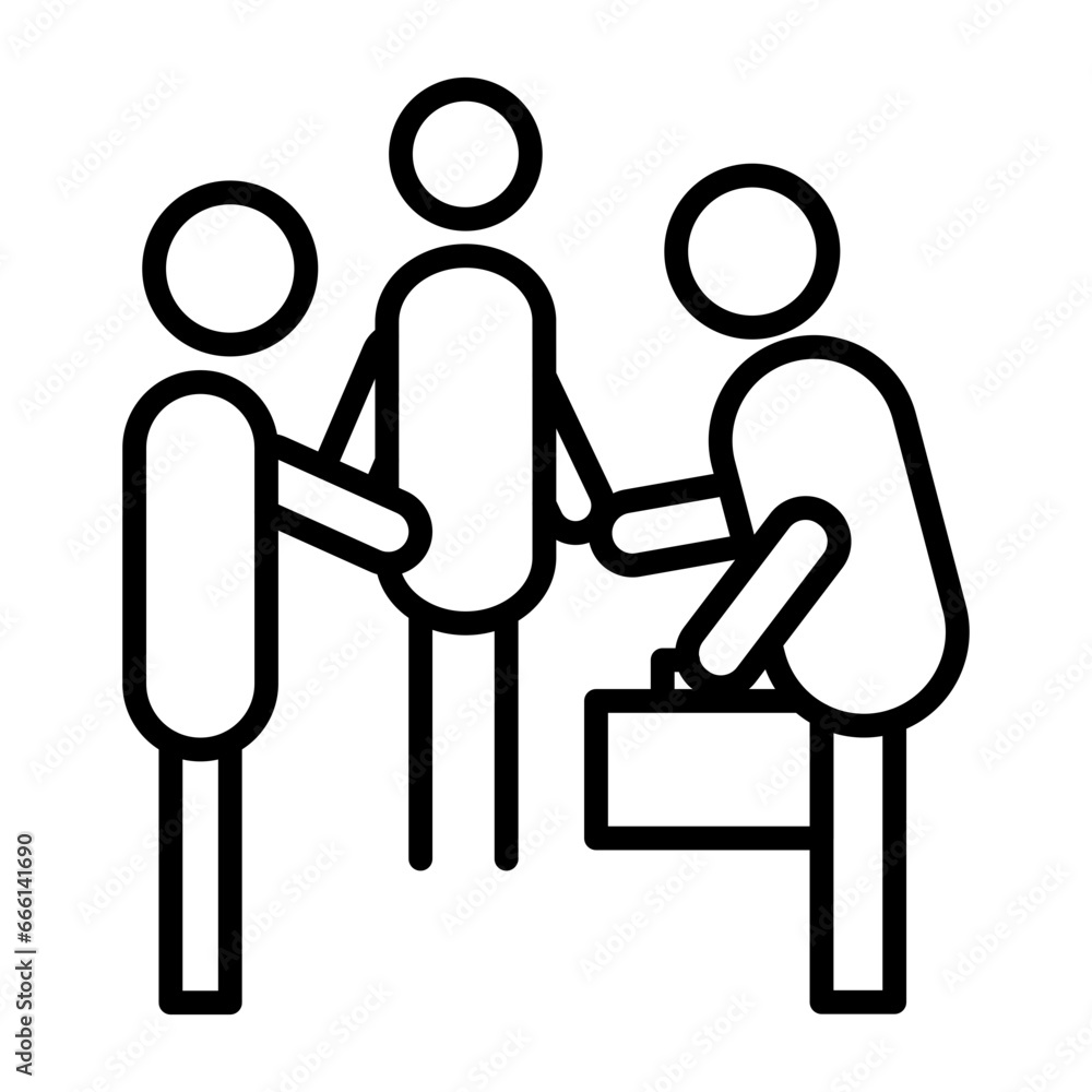 Fototapeta premium Deal Icon