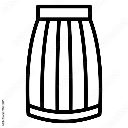 Long Skirt Icon