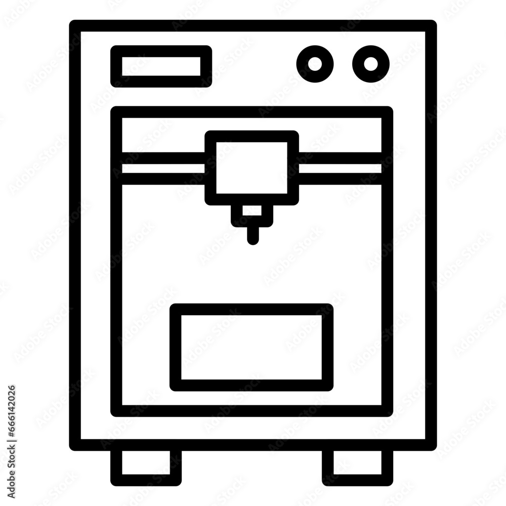 3D Printer Icon 3D Printer Icon