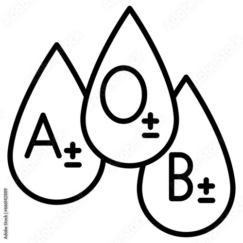 Blood Types Icon