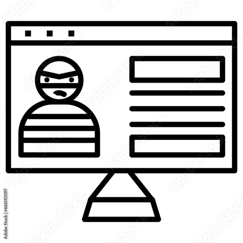 Criminal Database Icon