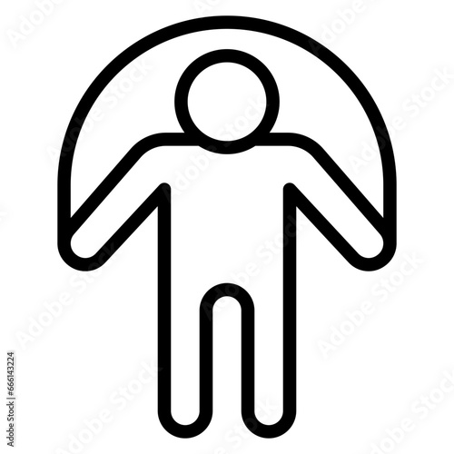 Person skipping rope Icon