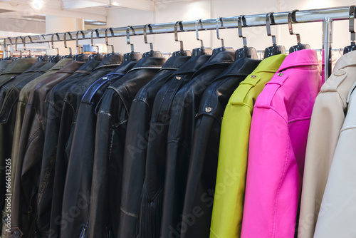 Wallpaper Mural multicolor clothing in the store market Torontodigital.ca