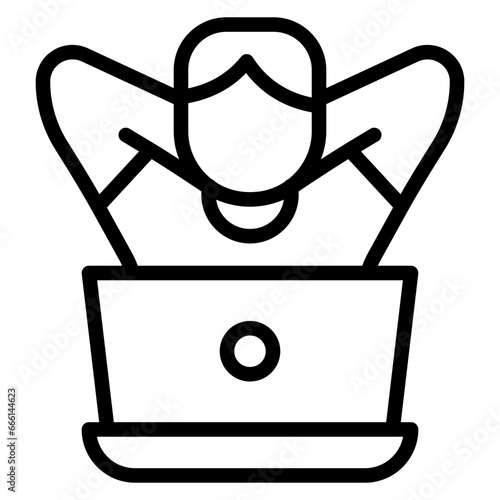 Lazy Work Icon