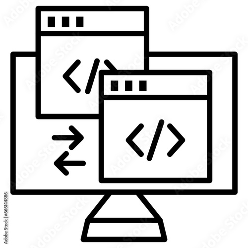 Code Refactoring Icon