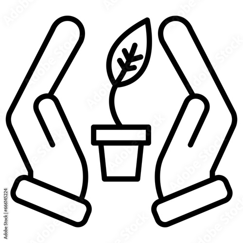 Save Plants Icon