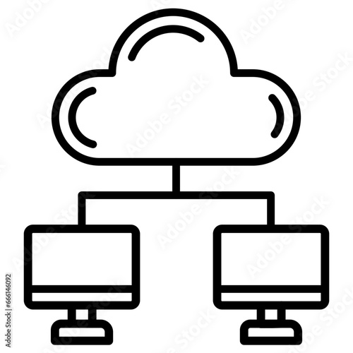 Cloud Computing Icon