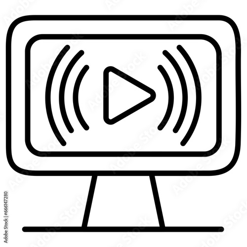 Live Streaming Icon