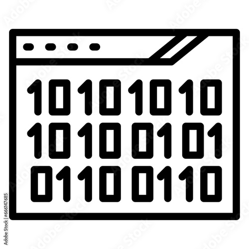 Binary Messages Icon