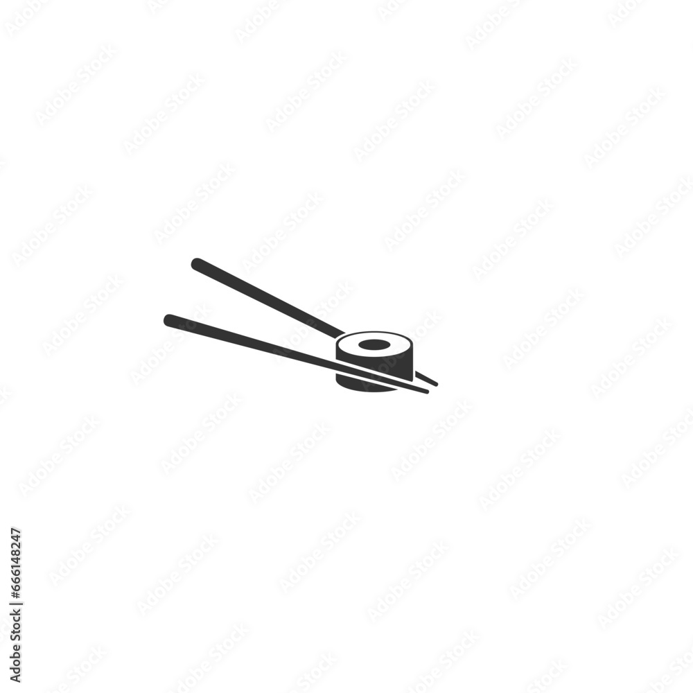 Sushi icon, sushi flat style vector illustration Sushi icon, sushi flat style vector illustration
